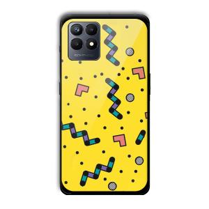 Yellow Game Customized Printed Glass Back Cover for Realme Narzo 50