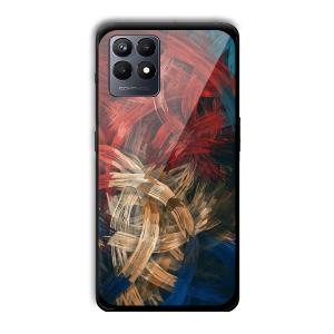 Painted Frame Customized Printed Glass Back Cover for Realme Narzo 50