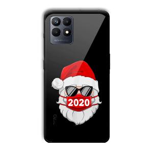 2020 Santa Customized Printed Glass Back Cover for Realme Narzo 50