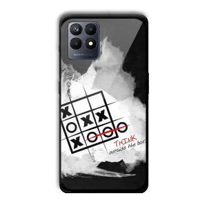 Think Outside the Box Customized Printed Glass Back Cover for Realme Narzo 50