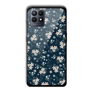 Little Flowers Customized Printed Glass Back Cover for Realme Narzo 50