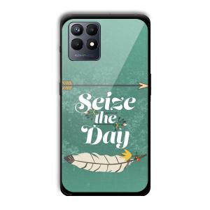 Seize the Day Customized Printed Glass Back Cover for Realme Narzo 50