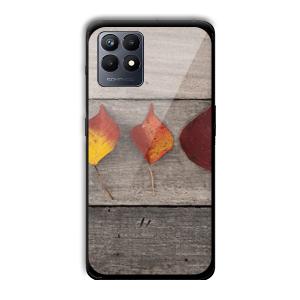 Rusty Leaves Customized Printed Glass Back Cover for Realme Narzo 50