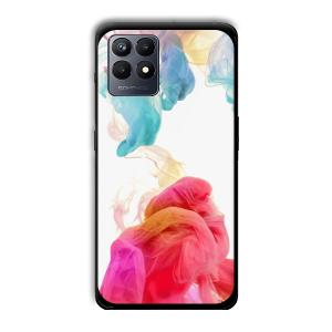 Water Colors Customized Printed Glass Back Cover for Realme Narzo 50