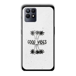 Good Vibes Customized Printed Glass Back Cover for Realme Narzo 50