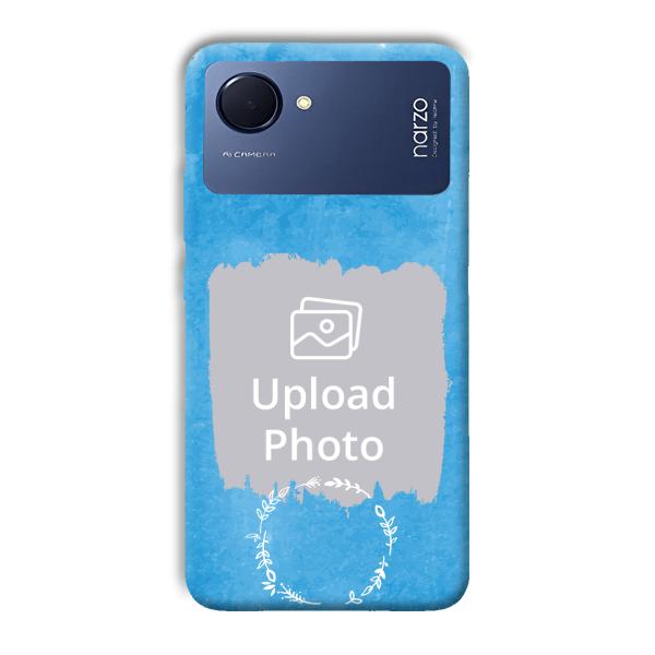 Blue Design Customized Printed Back Cover for Realme Narzo 50i Prime