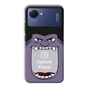 Purple Monster Customized Printed Back Cover for Realme Narzo 50i Prime