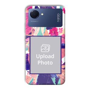 Palm Leaves Customized Printed Back Cover for Realme Narzo 50i Prime