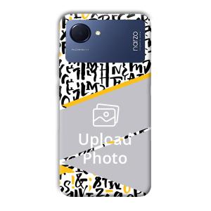 Letters Customized Printed Back Cover for Realme Narzo 50i Prime