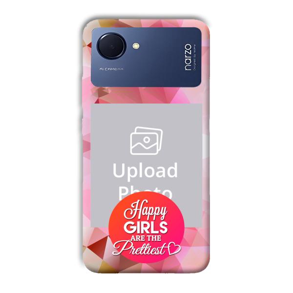 Happy Girls Customized Printed Back Cover for Realme Narzo 50i Prime
