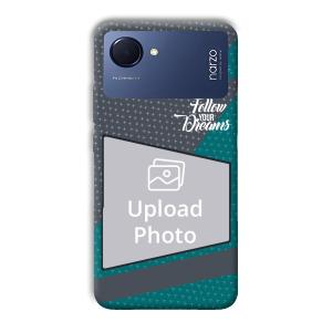 Follow Your Dreams Customized Printed Back Cover for Realme Narzo 50i Prime
