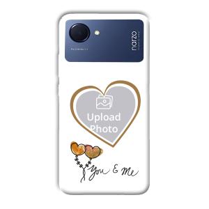 You & Me Customized Printed Back Cover for Realme Narzo 50i Prime