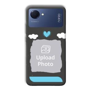 Love & Clouds Customized Printed Back Cover for Realme Narzo 50i Prime