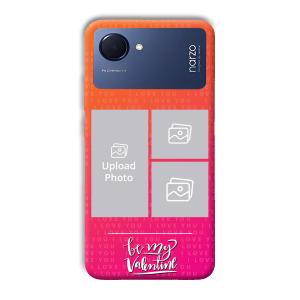 To My Valentine Customized Printed Back Cover for Realme Narzo 50i Prime