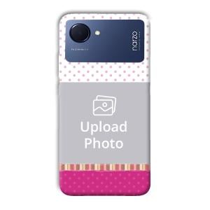 Baby Pink Design Customized Printed Back Cover for Realme Narzo 50i Prime