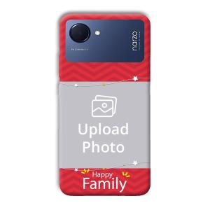 Happy Family Customized Printed Back Cover for Realme Narzo 50i Prime