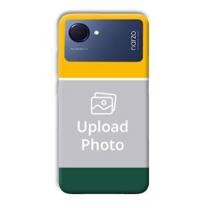 Yellow Green Customized Printed Back Cover for Realme Narzo 50i Prime