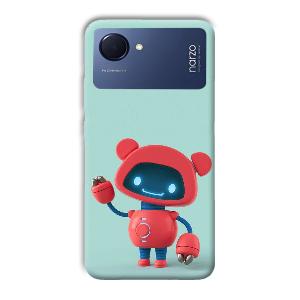 Robot Phone Customized Printed Back Cover for Realme Narzo 50i Prime