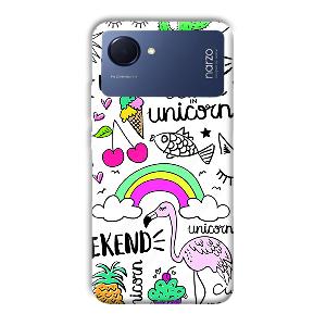 Stay Wild Phone Customized Printed Back Cover for Realme Narzo 50i Prime