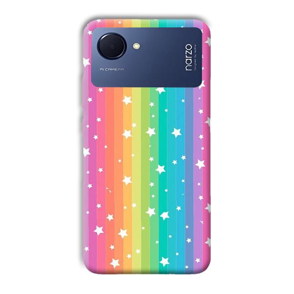 Starry Pattern Phone Customized Printed Back Cover for Realme Narzo 50i Prime