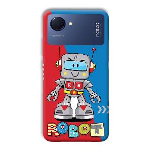 Robot Phone Customized Printed Back Cover for Realme Narzo 50i Prime