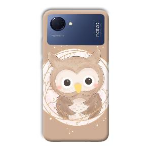 Owlet Phone Customized Printed Back Cover for Realme Narzo 50i Prime