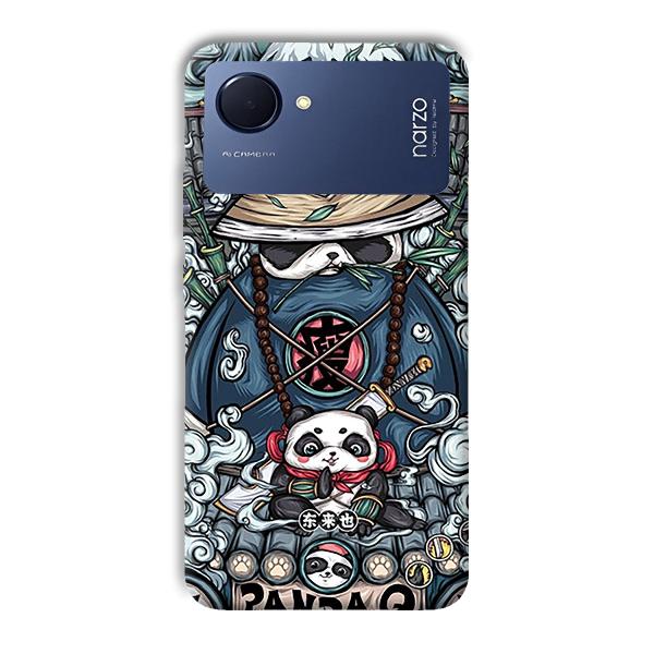 Panda Q Phone Customized Printed Back Cover for Realme Narzo 50i Prime
