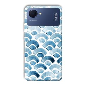 Block Pattern Phone Customized Printed Back Cover for Realme Narzo 50i Prime
