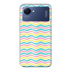 Wavy Designs Phone Customized Printed Back Cover for Realme Narzo 50i Prime