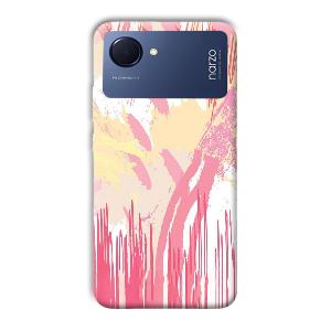 Pink Pattern Designs Phone Customized Printed Back Cover for Realme Narzo 50i Prime