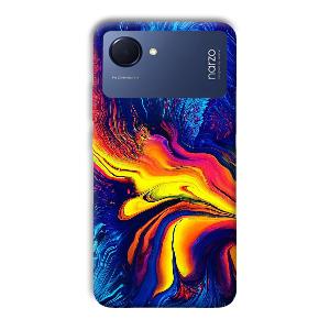 Paint Phone Customized Printed Back Cover for Realme Narzo 50i Prime