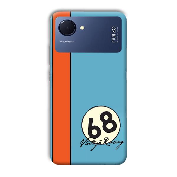 Vintage Racing Phone Customized Printed Back Cover for Realme Narzo 50i Prime
