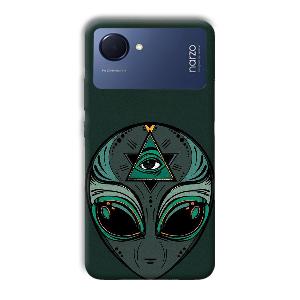 Alien Phone Customized Printed Back Cover for Realme Narzo 50i Prime