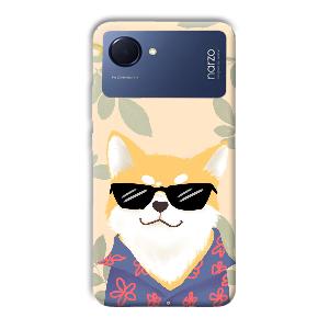 Cat Phone Customized Printed Back Cover for Realme Narzo 50i Prime