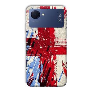 Red Cross Design Phone Customized Printed Back Cover for Realme Narzo 50i Prime