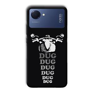 Dug Phone Customized Printed Back Cover for Realme Narzo 50i Prime