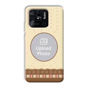 Brown Design Customized Printed Back Cover for Xiaomi Redmi 10