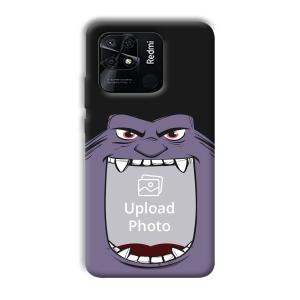 Purple Monster Customized Printed Back Cover for Xiaomi Redmi 10