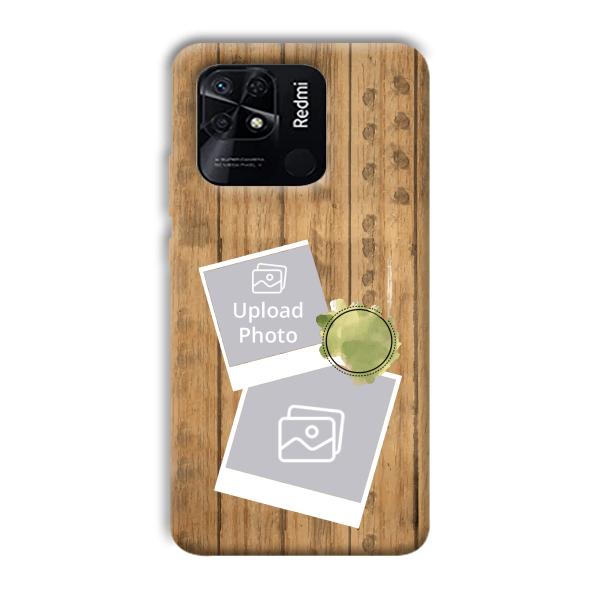 Wooden Photo Collage Customized Printed Back Cover for Xiaomi Redmi 10