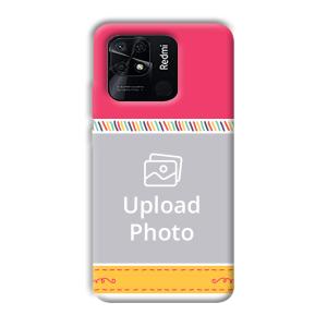 Pink Yellow Customized Printed Back Cover for Xiaomi Redmi 10