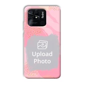 Sparkly Pink Customized Printed Back Cover for Xiaomi Redmi 10