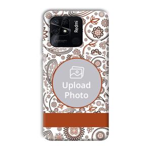 Henna Art Customized Printed Back Cover for Xiaomi Redmi 10