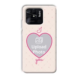 I Love You Customized Printed Back Cover for Xiaomi Redmi 10