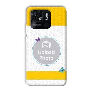 Butterflies & Yellow Customized Printed Back Cover for Xiaomi Redmi 10