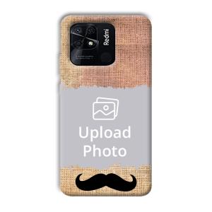 Moustache Customized Printed Back Cover for Xiaomi Redmi 10