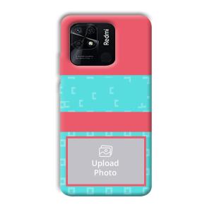 Bluish Pattern Customized Printed Back Cover for Xiaomi Redmi 10