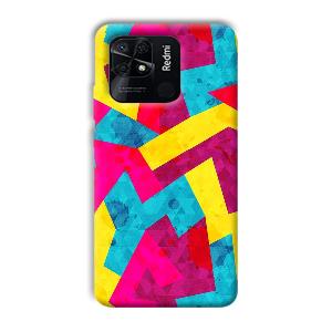 Pink Yellow Pattern Phone Customized Printed Back Cover for Xiaomi Redmi 10