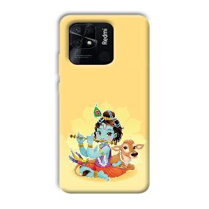 Baby Krishna Phone Customized Printed Back Cover for Xiaomi Redmi 10