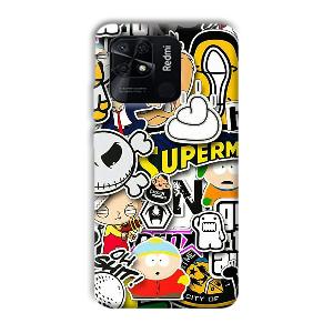 Cartoons Phone Customized Printed Back Cover for Xiaomi Redmi 10