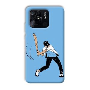 Cricketer Phone Customized Printed Back Cover for Xiaomi Redmi 10